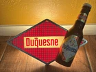 Duquesne Brewing Pittsburgh PA vintage lighted beer sign wall hanging w bottle