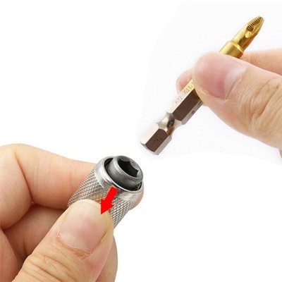 1/4Inch Hexagonal Shank for Quick Drill Bit Changes Efficient Drill Conversion