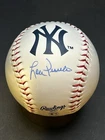 Lou Piniella Signed New York Yankees Logo Baseball AUTO Prime Time COA
