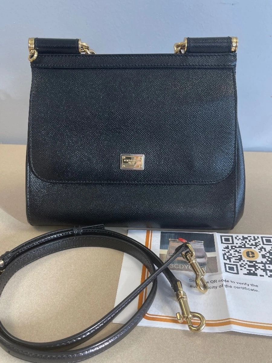 Dolce&Gabbana Leather Exterior Black Bags & Handbags for Women for
