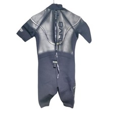 Bare Plazma 2/2mm Shorty Wetsuit Mens Medium Black Silver Surfing Diving Snorkel