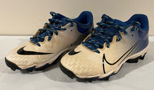 Nike Hyperdiamond 4 Keystone GG Softball Cleats Blue White Kids Girls 2.5Y