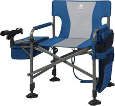 Fishing Chair W/ Rod Holder Cooler All Terrain Ice Fishing Chair W/ Adjustable