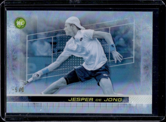 2024 Topps Chrome Jesper de Jong Refractor RC Frozenfractor Rookie #-5/0