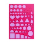 Paper Quilling Template Boards, 8.3 x 5.9 Inch Quilling Boards, Rose Red
