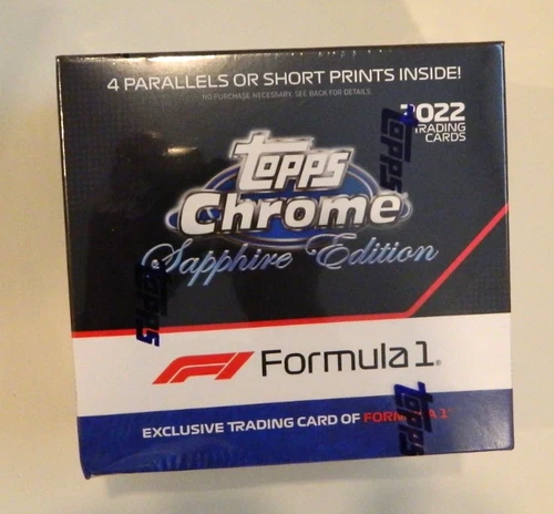 2022 Topps Chrome Sapphire Formula 1 Cards F1 Box Factory Sealed Brand New
