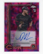 2025 Topps Chrome Blake Dunn RC Rookie Pink Lava Lamp AUTO #227/299 (RC)