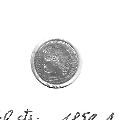 FRANCE - , 20 centimes 1850 A- Cérès IIème Rép.- Sup. - rare, . - Photo 1/2
