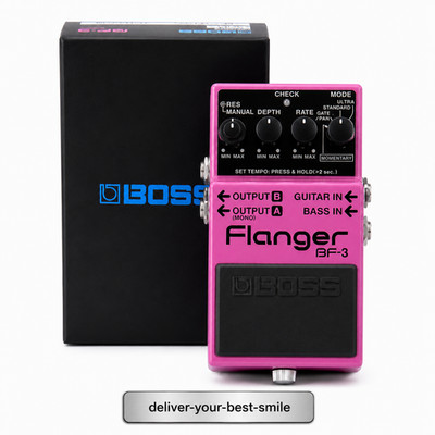 Boss BF-3 Flanger Gitarren-Effekt-Pedal Analog Flanger Brandneu aus Japan
