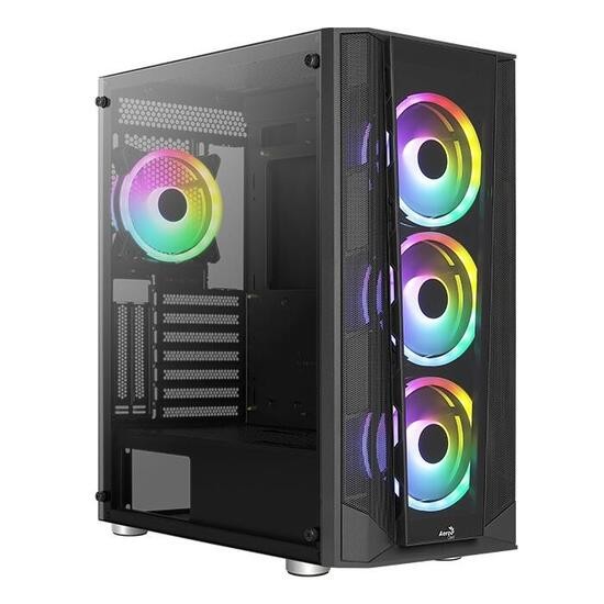 Aerocool PC Gehuse Prism ARGB Midi-башня Schwarz 1369000₽