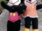 VTG Pair of Walt Disney California Stuffed Mickey Minnie Mouse Large Plush Dolls — photo 3