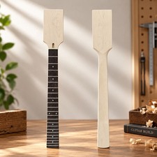 Electric Guitar Neck 22 Fret 25.5 Inch Rosewood Fretboard Dot Inlay Replacement