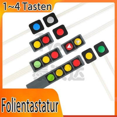 Matrix Folientastatur 1 2 3 4 Tasten Tastatur Control Panel Keypad 1x1 ~ 1x4 Key