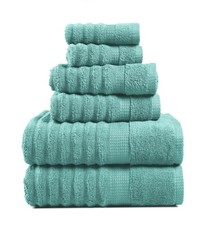 Bathroom Towels Set - 2 Bath, 2 Hand Towels for Bathroom and 2 Wash Cloths fo...