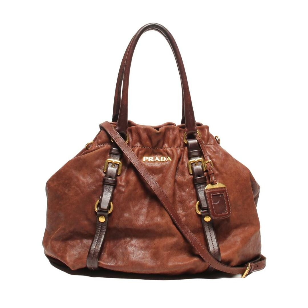 Prada reversible ladies shoulder bag crossbody with interior damage code d64e