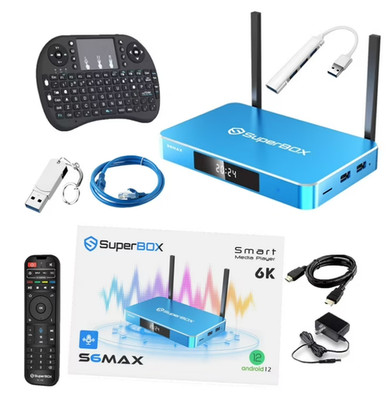 SuperBox S6 Max - Free Shipping & Same-Day Handling - LIMITED STOCK - Brand New 