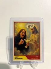 Ozzy Osbourne Rock N Roll R.I.P Custom Trading Card