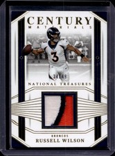 2023 Panini National Treasures #CEN-RWN Russell Wilson Gold #/49