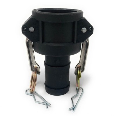 Type C Poly Cam Lock Fitting, 1-1/4'' Female Camlock x 1-1/4'' Hose Shank (CAM-...