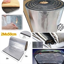 Aluminum Foil Sound Deadener Car Heat Shield Insulation Deadening Mat Camper Van