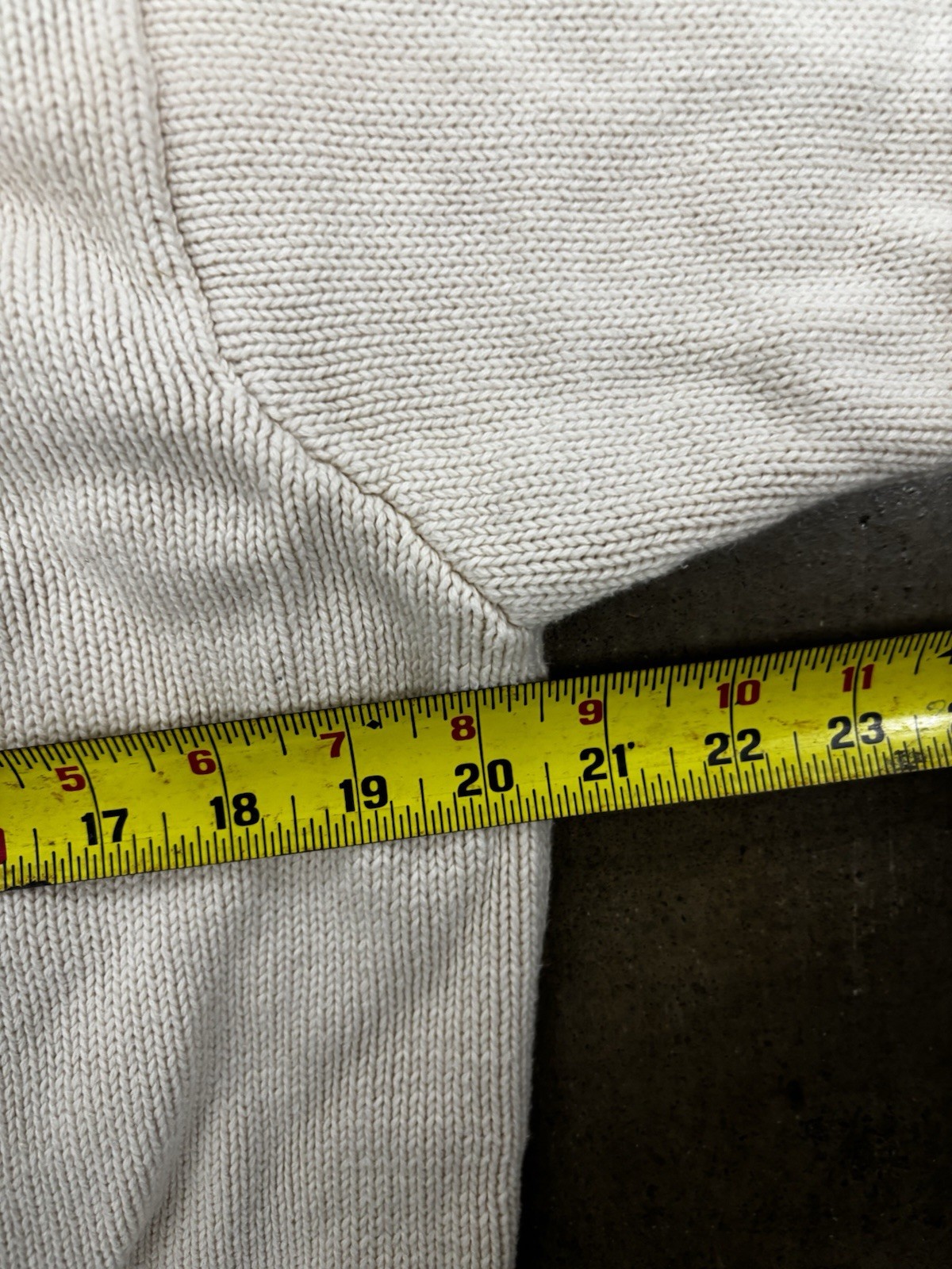 Vintage Ralph Lauren Rare Sled Bear Sweater Knit Cream Cotton Size L Women’s thumbnail 9