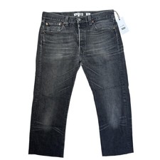 RE/DONE Levi  s Women  s Jeans 30 High Rise Straight Black Gray Wash NWT USA