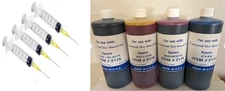 4 LITER PREMIUM COMPATIBLE BULK INK REFILL FOR EPSON EcoTank PRINTERS C-Y-M-K