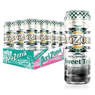 Sweet Tea - Big Can, 22 Fl Oz (Pack of 12)