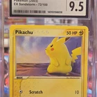 Pokémon TCG Pikachu EX Sandstorm 72/100 Regular Basic 50 HP Common CGC 9.5 2003