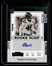 2021 Panini Contenders Rookie Ticket Auto Hamsah Nasirildeen #228 D