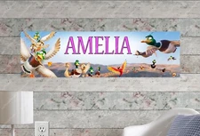 Migration Movie - Personalized Name Poster Customized Birthday Wall Decor Banner