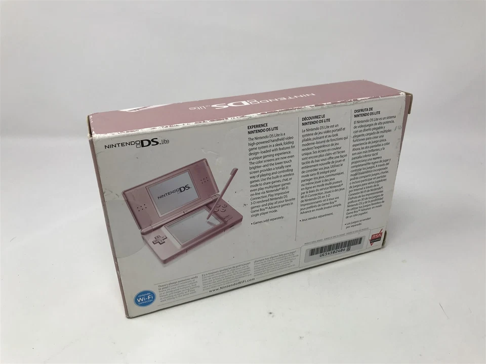 Nintendo DS Lite Rosa Metálica - Caja Solo con insertos y cargadores - SIN CONSOLA Foto 4 de 4
