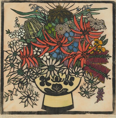  Coral Flowers : Margaret Preston : Archival Quality Art Print  13''X19''