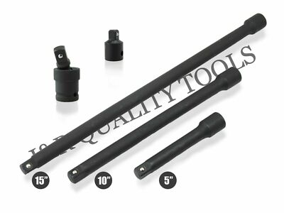 VCT 5pc 1/2'' dr Impact Extension Set, 5'' 10'' & 15'' Long 