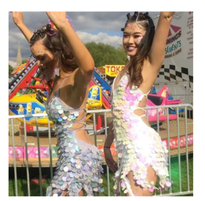 Sparkly Metallic Festival Nightclub Backless Mermaid Dancer Sequin Mini  Dress | eBay