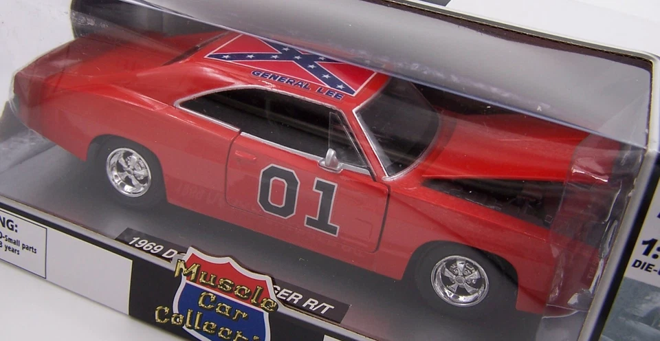 New-Ray 1:25 Dukes of Hazzard GENERAL LEE 1969 Dodge Charger R/T - Orange NIB - Image 4 of 4