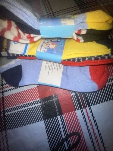 Boys Socks 9 Pack/6-8 Size - 第 6/6 張圖片