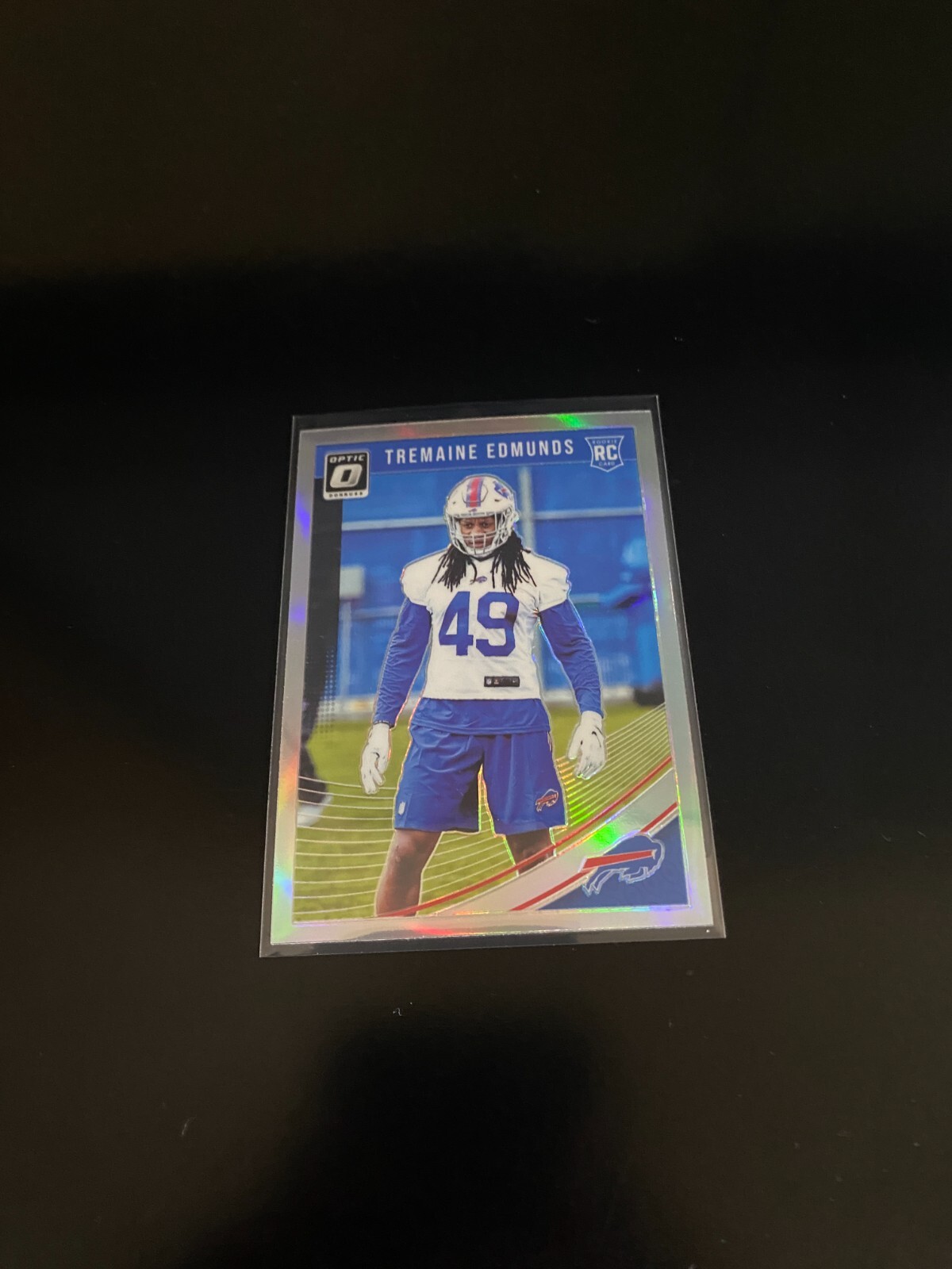 Tremaine Edmunds 2018 Donruss Optic Silver Holo Prizm RC Bills 107 PWE