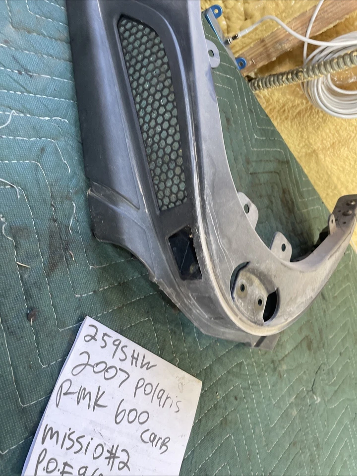 2007 Polaris RMK 600 передний бампер капот петля крышка 259 - Изображение 3 из 4