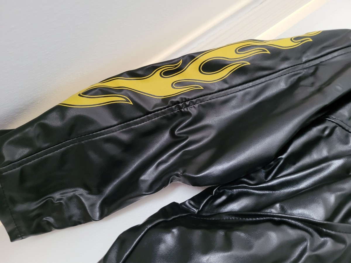 Tekken 4 Faux Leather Jacket Hoodie Japan Playstation 2 PS2 