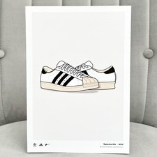 Official Adidas Superstar Art Print Sneaker Collectable Poster Urban Hypebeast