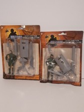 Lot Of 2 Military Action Figures With Accessories New In Packages