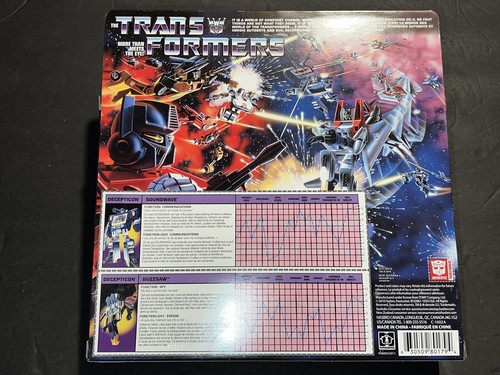 2018 Transformers Decepticon Soundwave & Condor Cassette Buzzsaw Brand New - Picture 2 of 12