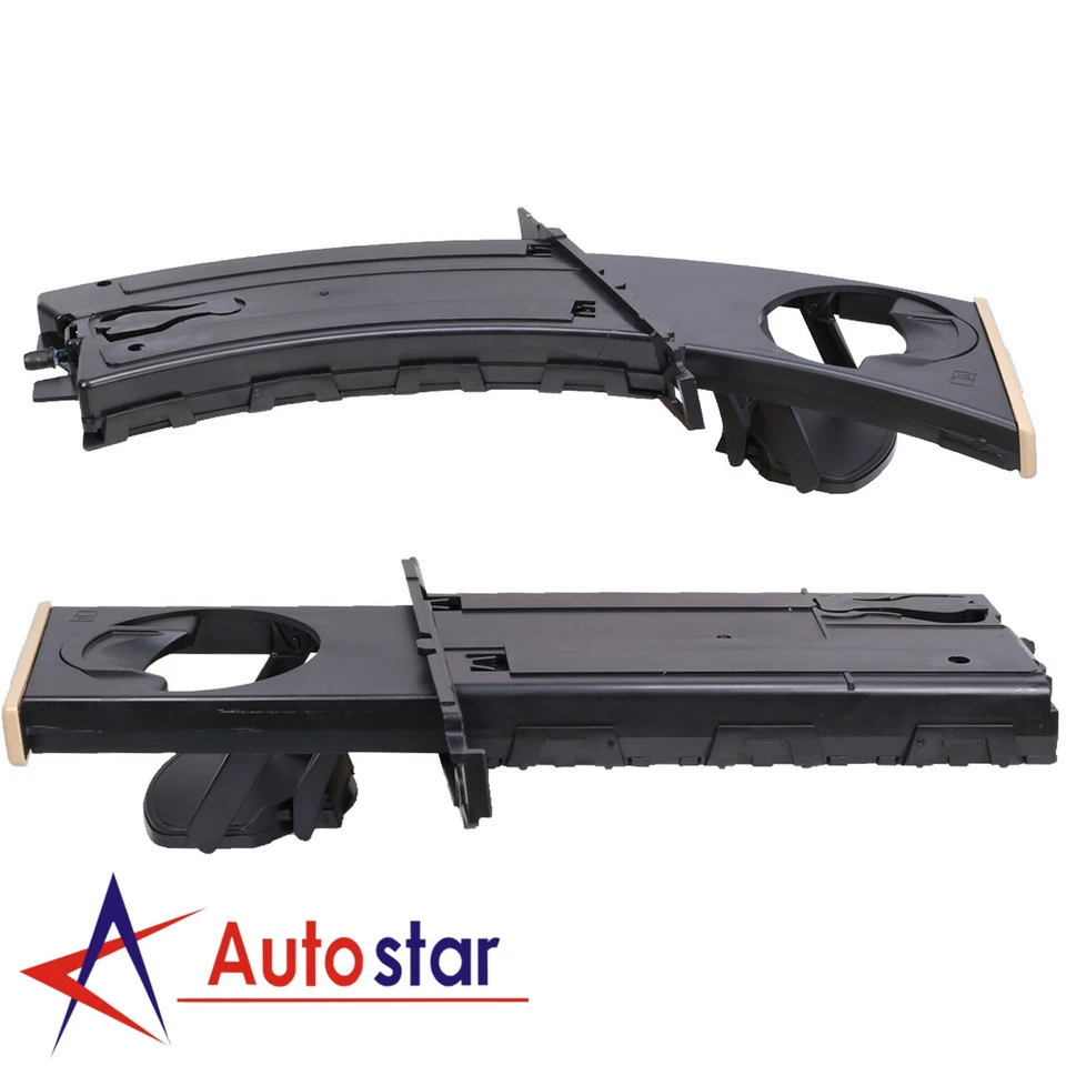 2 peças porta-copos frontais laterais esquerdo e direito bege para BMW 325i 330i 335i 328i M3 - Imagem 3 de 4