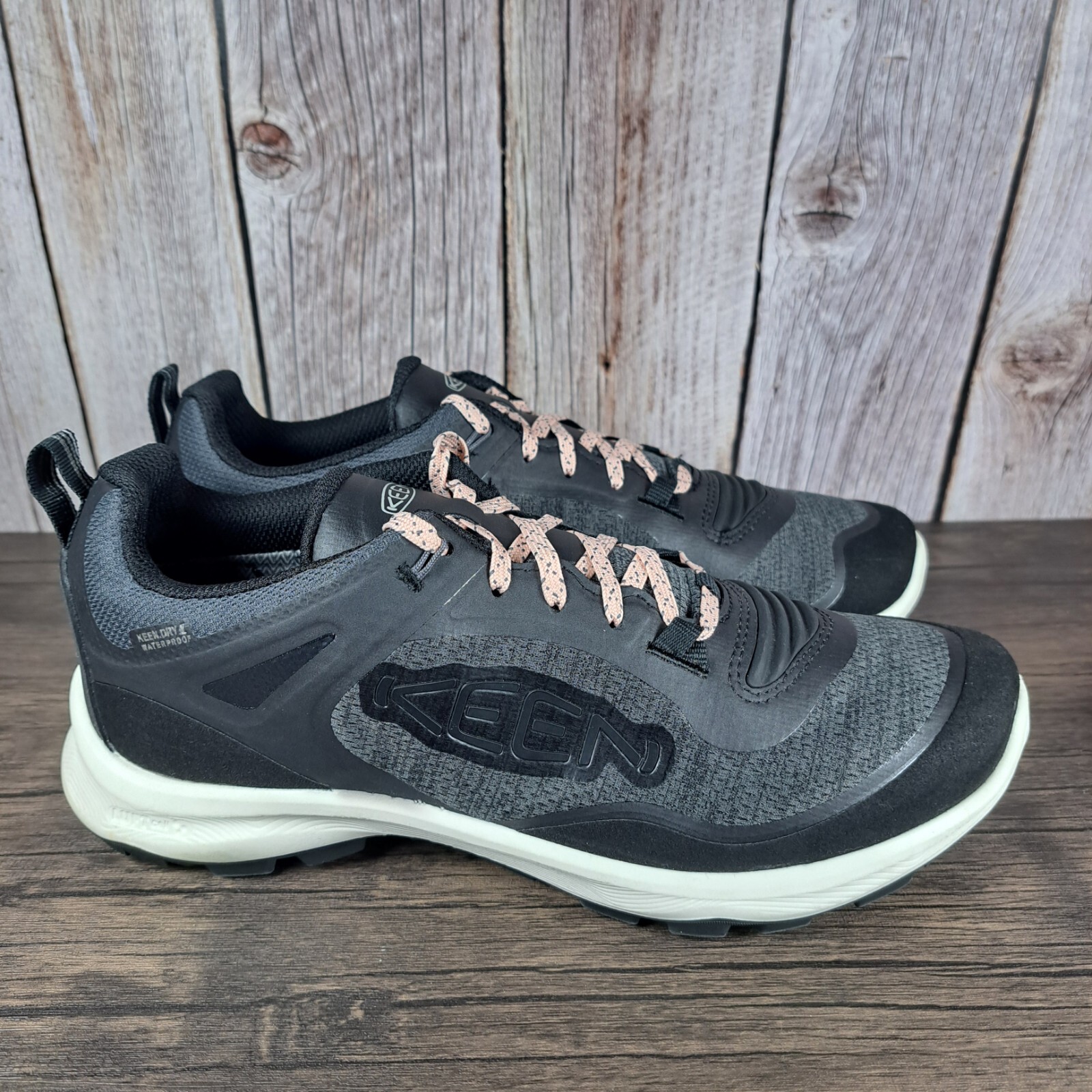 Scarpe da trekking Keen Terradora Flex impermeabili da donna taglia 8 5 nere pesca Keen