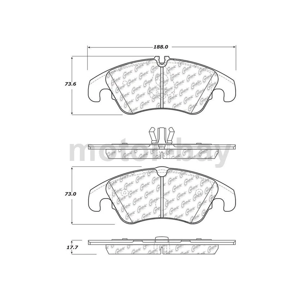 Pastillas de freno delanteras traseras para Audi A4 Quattro 2016 2015 2014 2013 2012 2011 2010 Foto 4 de 4