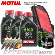 Tagliando HONDA CB 650 F 2014 2015 2016 2017 2018 (3 5100 10W30 Filtri candele) 