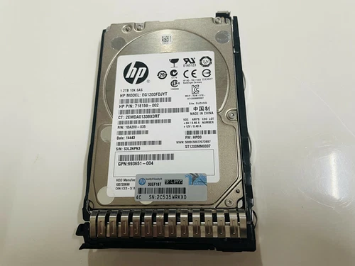 718162-B21 HP 1.2TB 6G SAS 10K 2.5in DP ENT SC HDD 718159-002 718292-001 - Picture 3 of 5