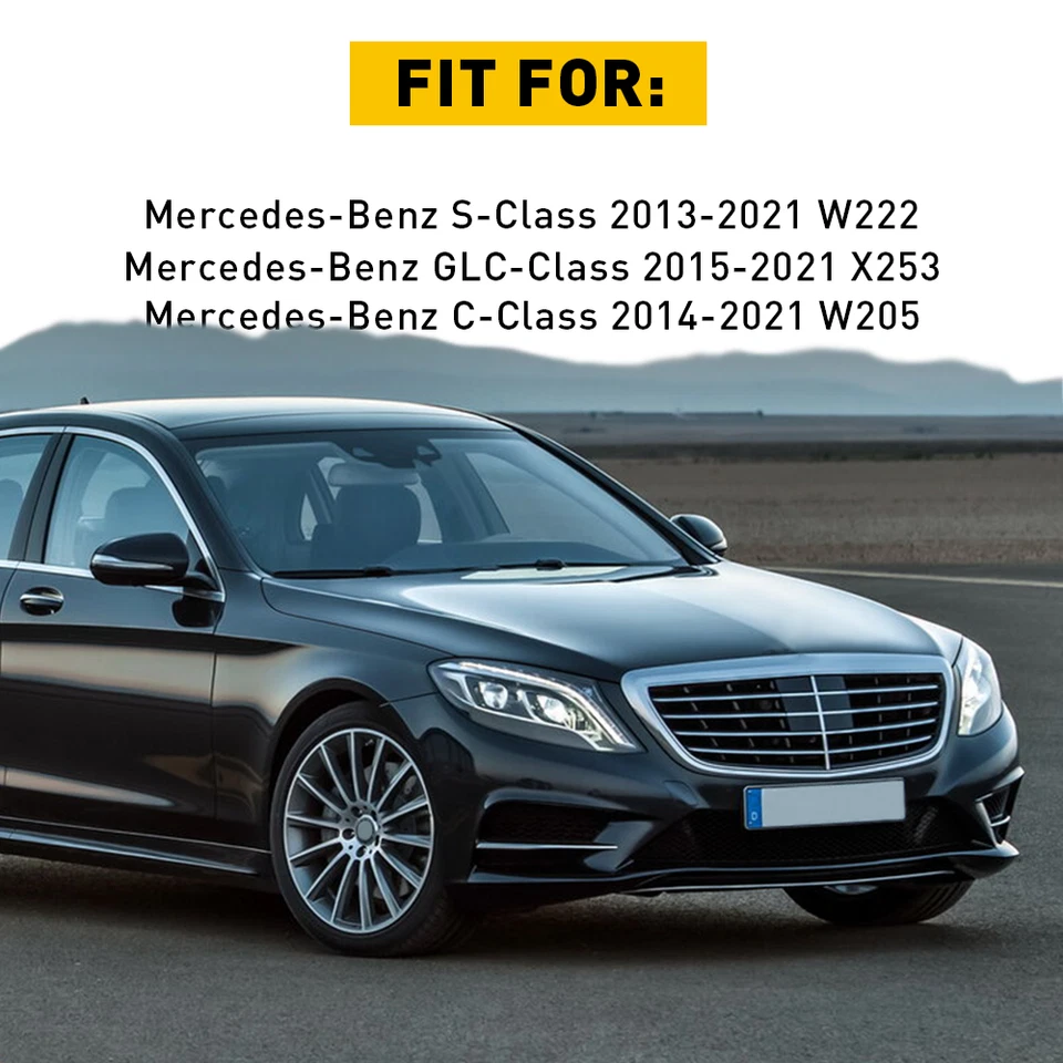 Para Mercedes-Benz Clase S W222 2013-2021 Interruptor Maestro Ventana Botones Tapas Cubierta Foto 3 de 4