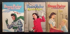 DONNA PARKER HARD COVER BOOKS SET OF 3 VINTAGE 1957 CHERRYDALE, SPECIAL AGENT FN